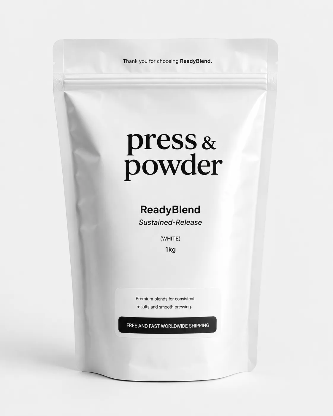 ReadyBlend Sustained-Release direct-compression powder, Press & Powder branded 1kg bag